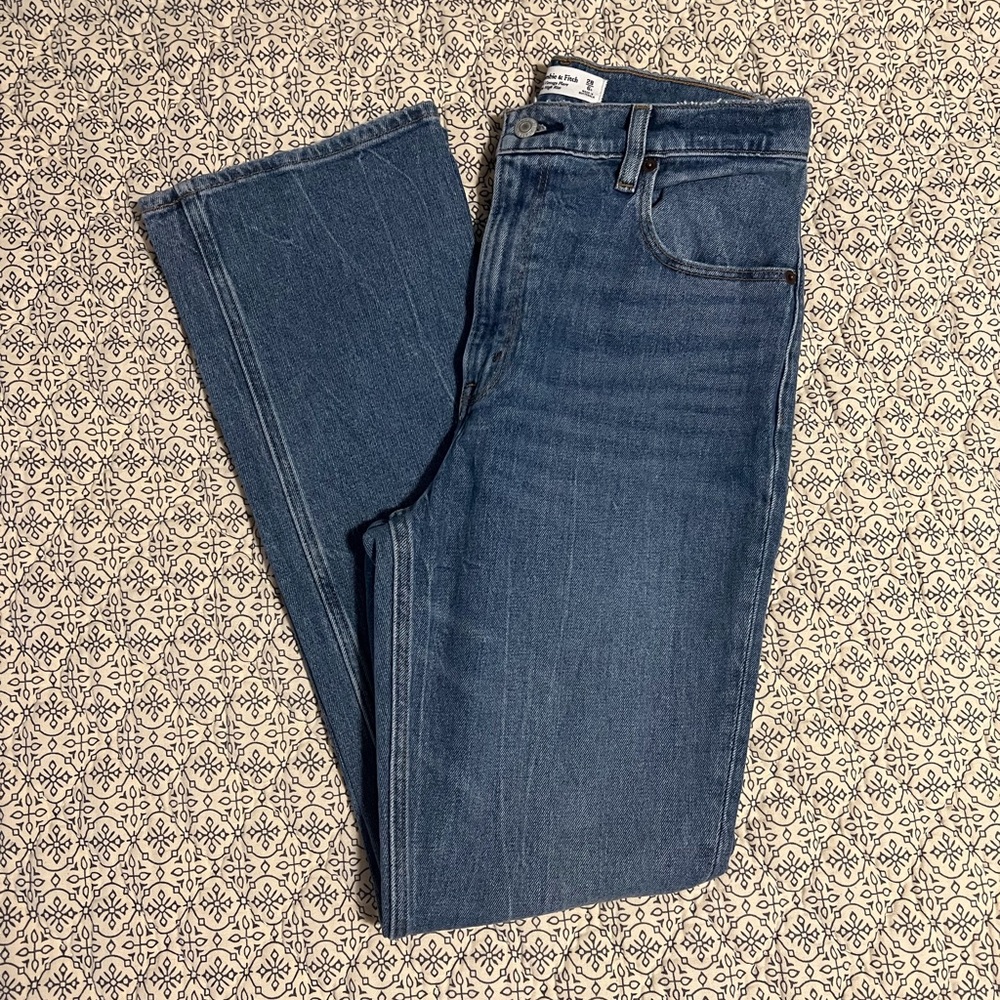 Abercrombie high waisted flare jeans NWOT